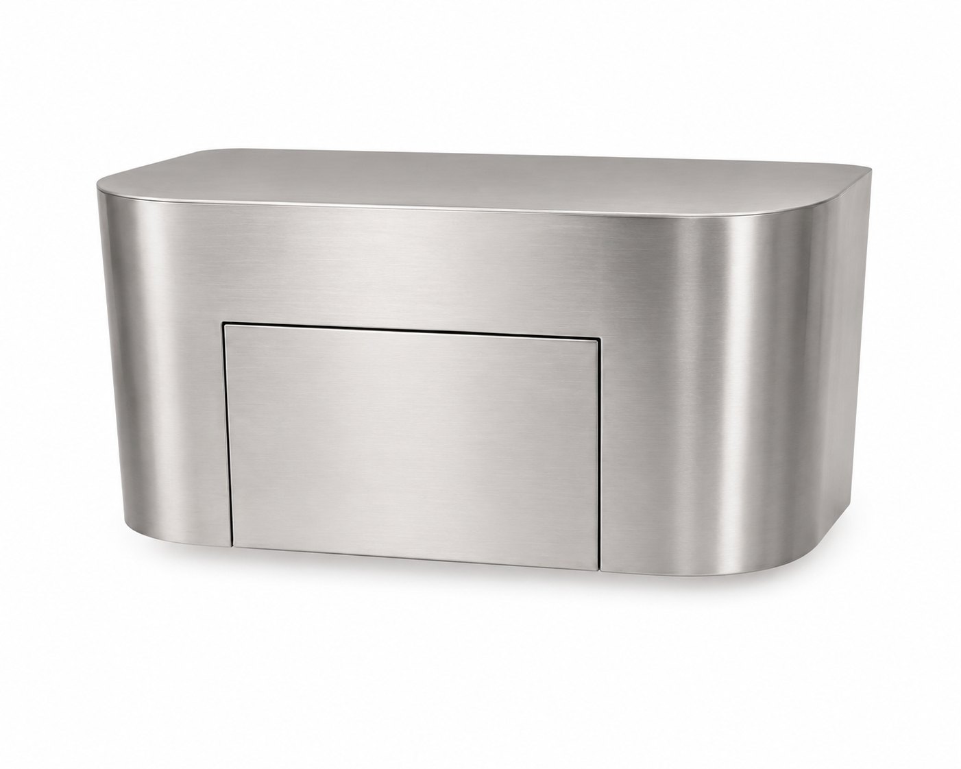 Studio render of Folded Steel Vanity