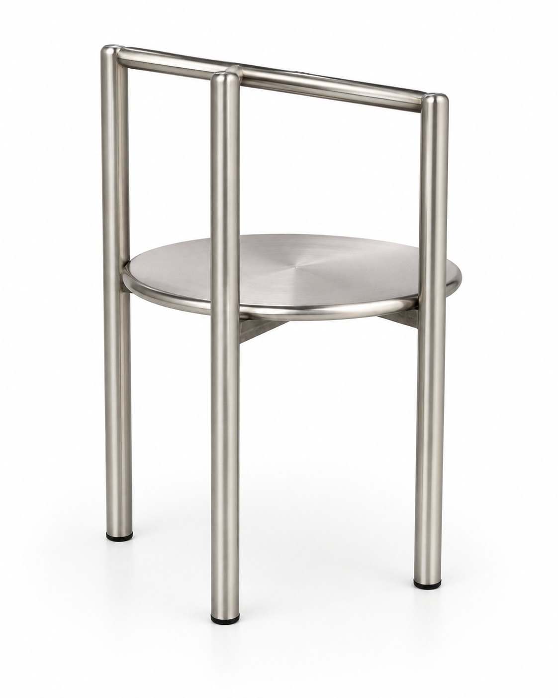 Studio render of Tubular Steel Chair