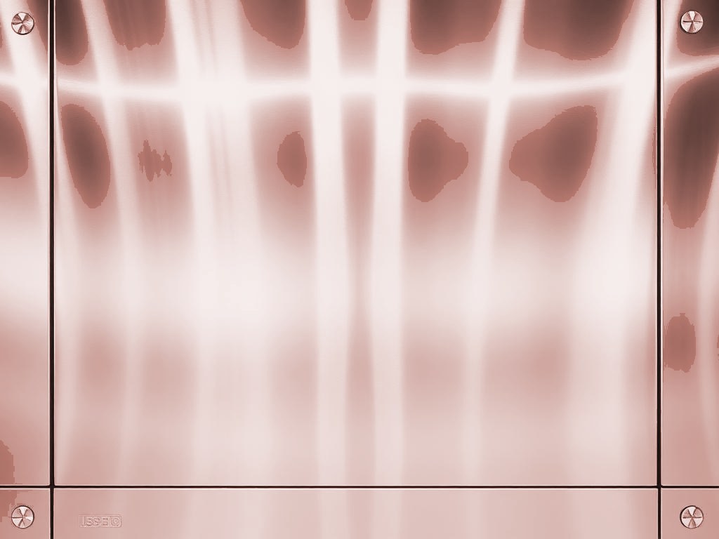 Rose Gold — Lucido stainless steel finish, showing its surface texture